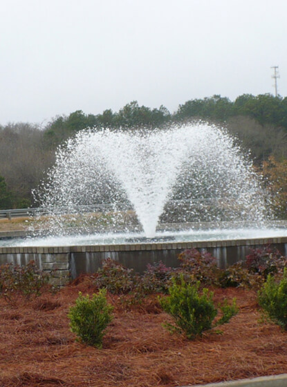 One of Otterbine's Commercial Aerating Fountains