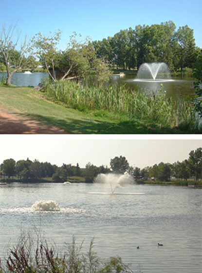Otterbine's Industrial Aerating Fountains