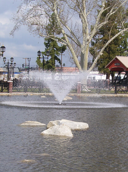 One of Otterbine's Aerating Fountains at the Mill Creek Park