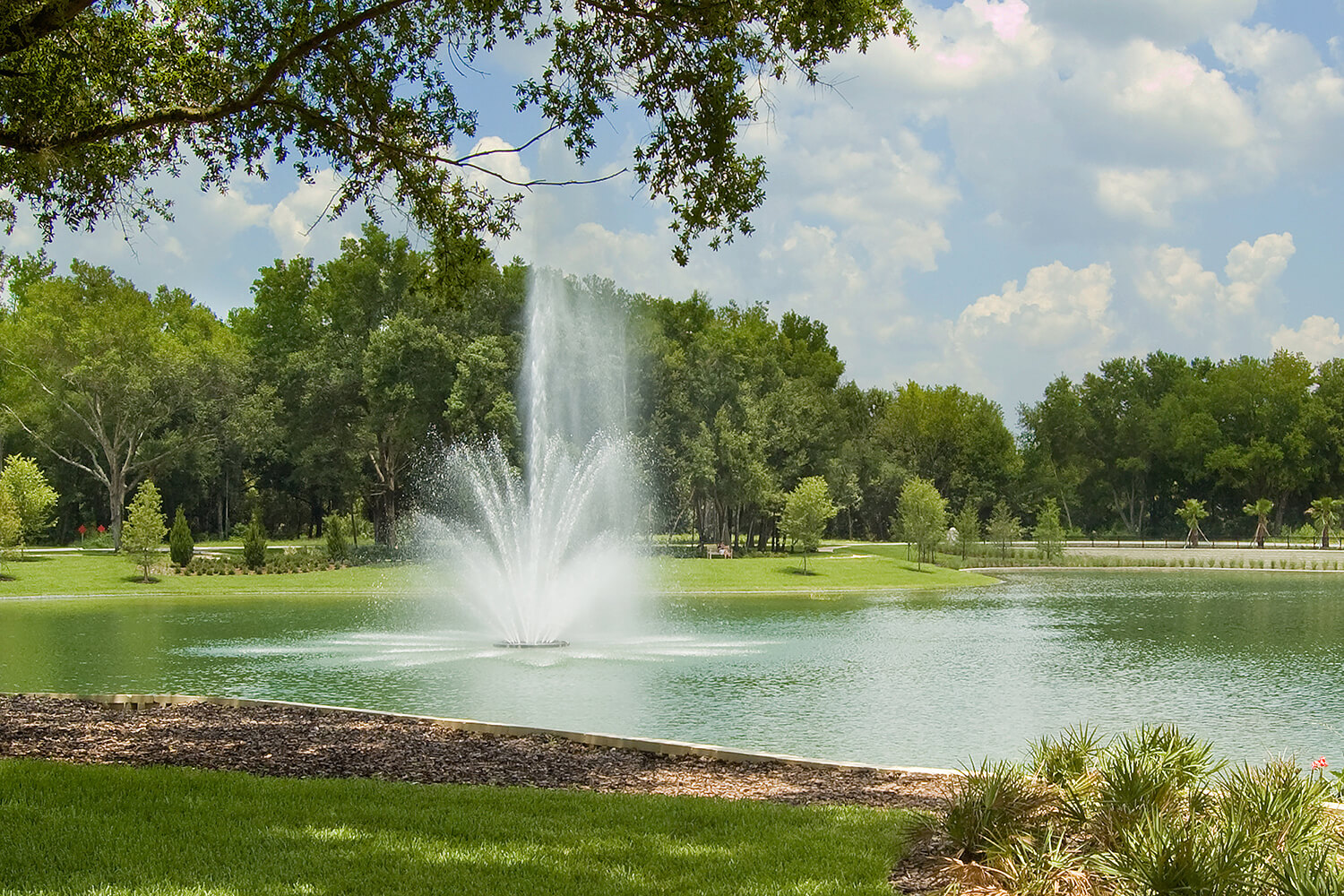 One of Otterbine's Triad Giant Aerating Fountains