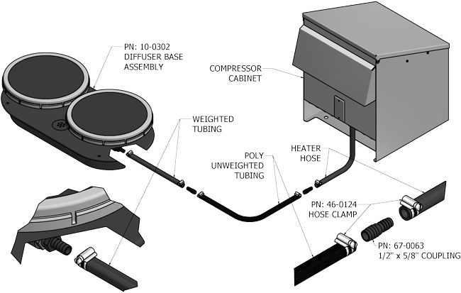 Installation diagram of the unit