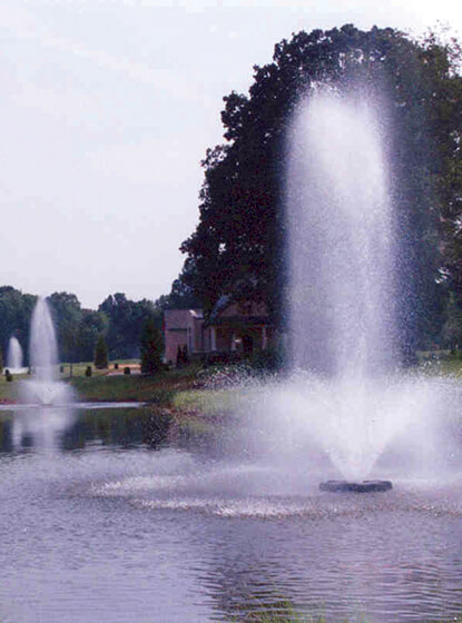 One of Otterbine's Residential Aerating Fountains