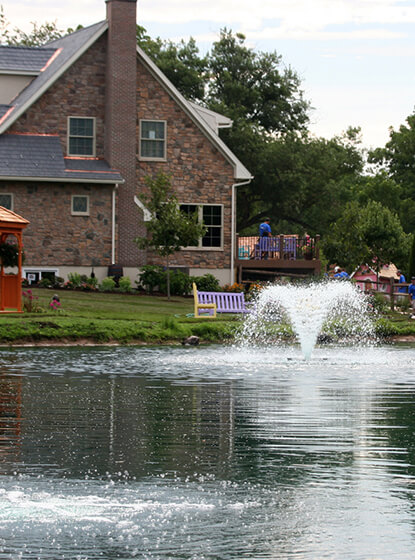 An Otterbine Aerating Fountain