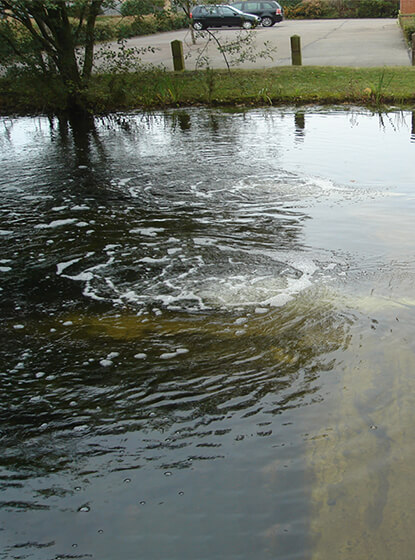 One of Otterbine's Sub-surface Aspirators in the English Canal