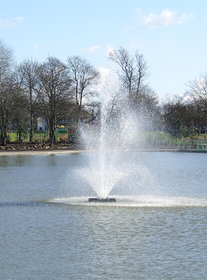 Otterbine's Aerating Fountain in Victoria Park