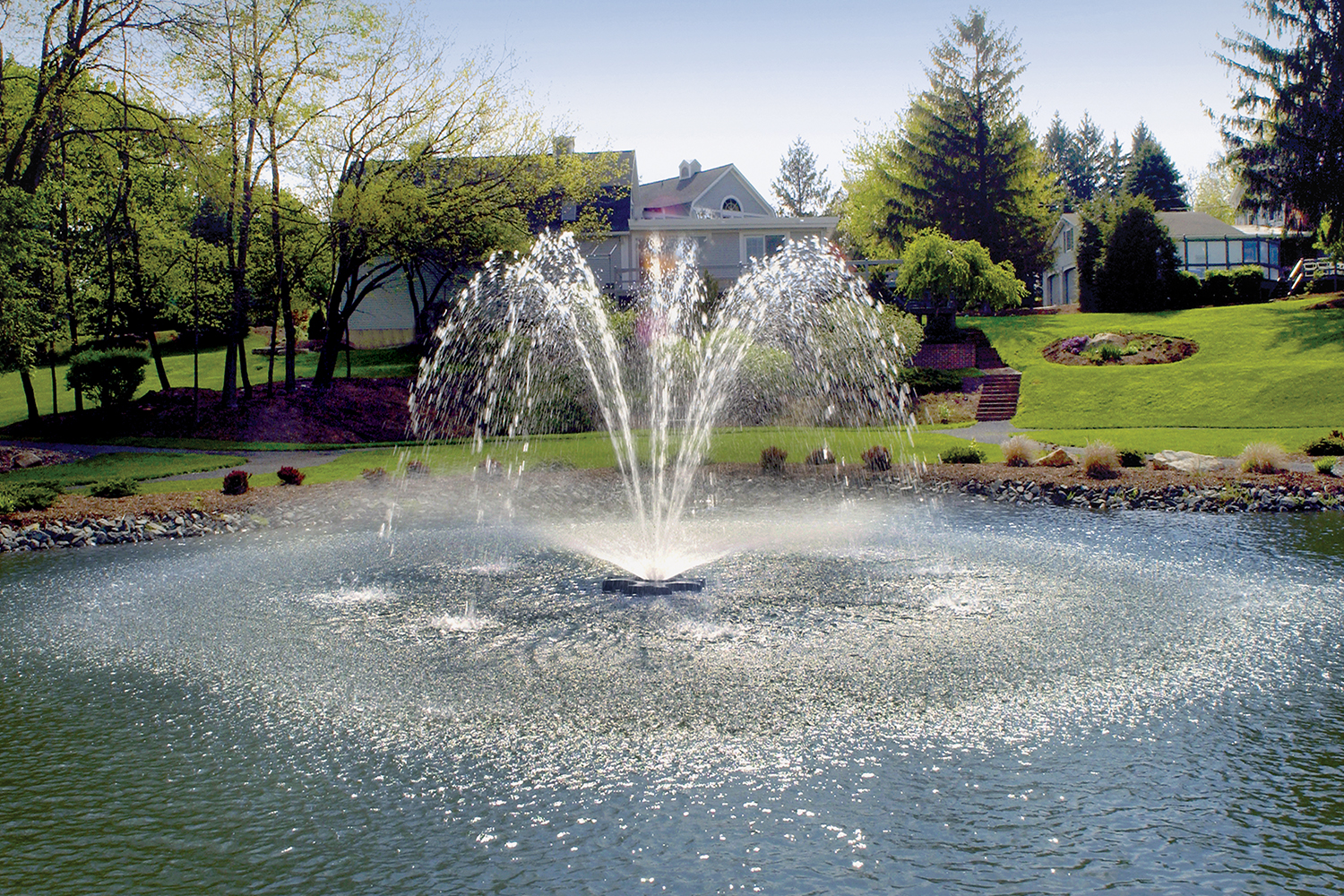 One of Otterbine's Constellation Two-Tiered Water Fountain