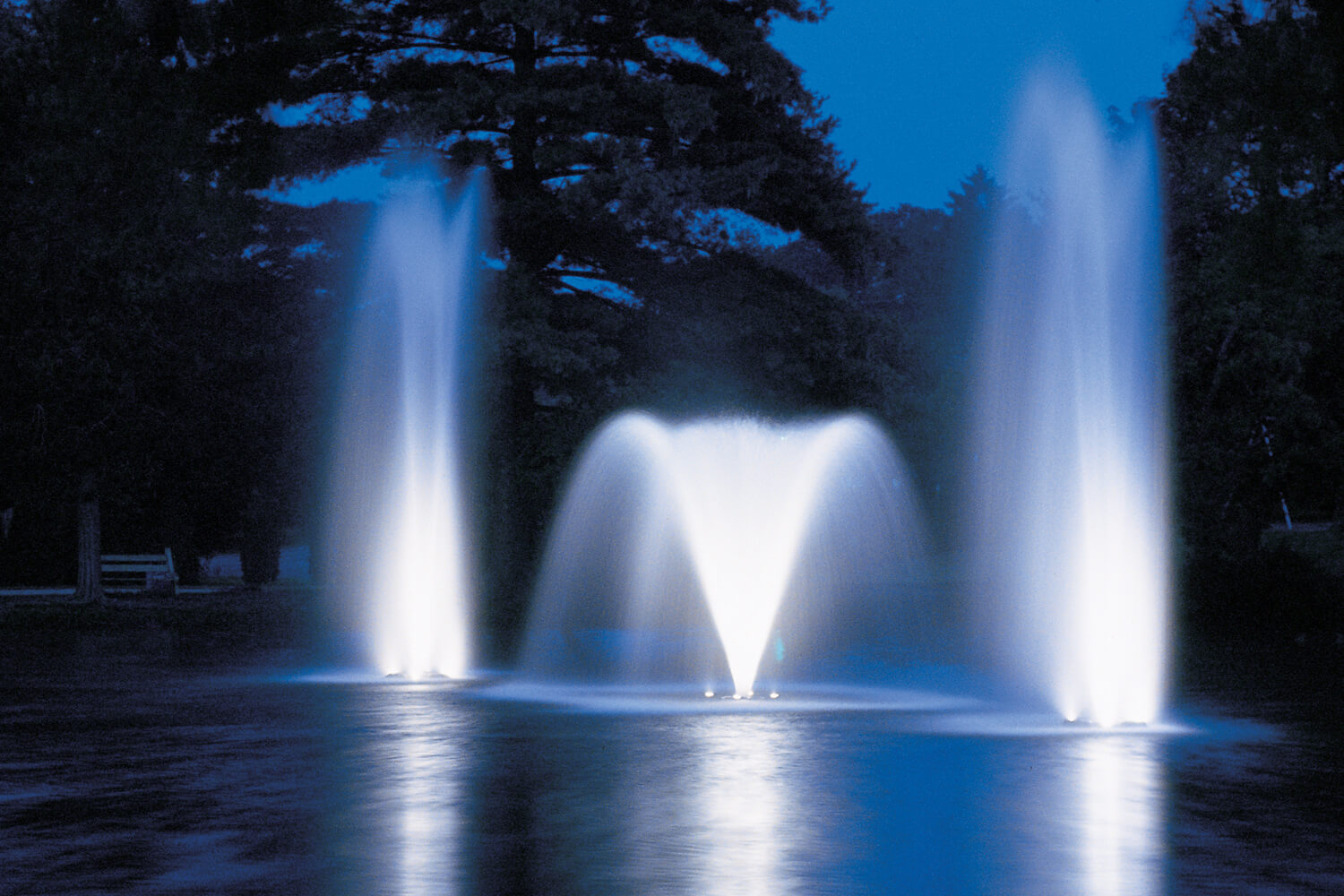 One of Otterbine's Rocket Aerating Fountains