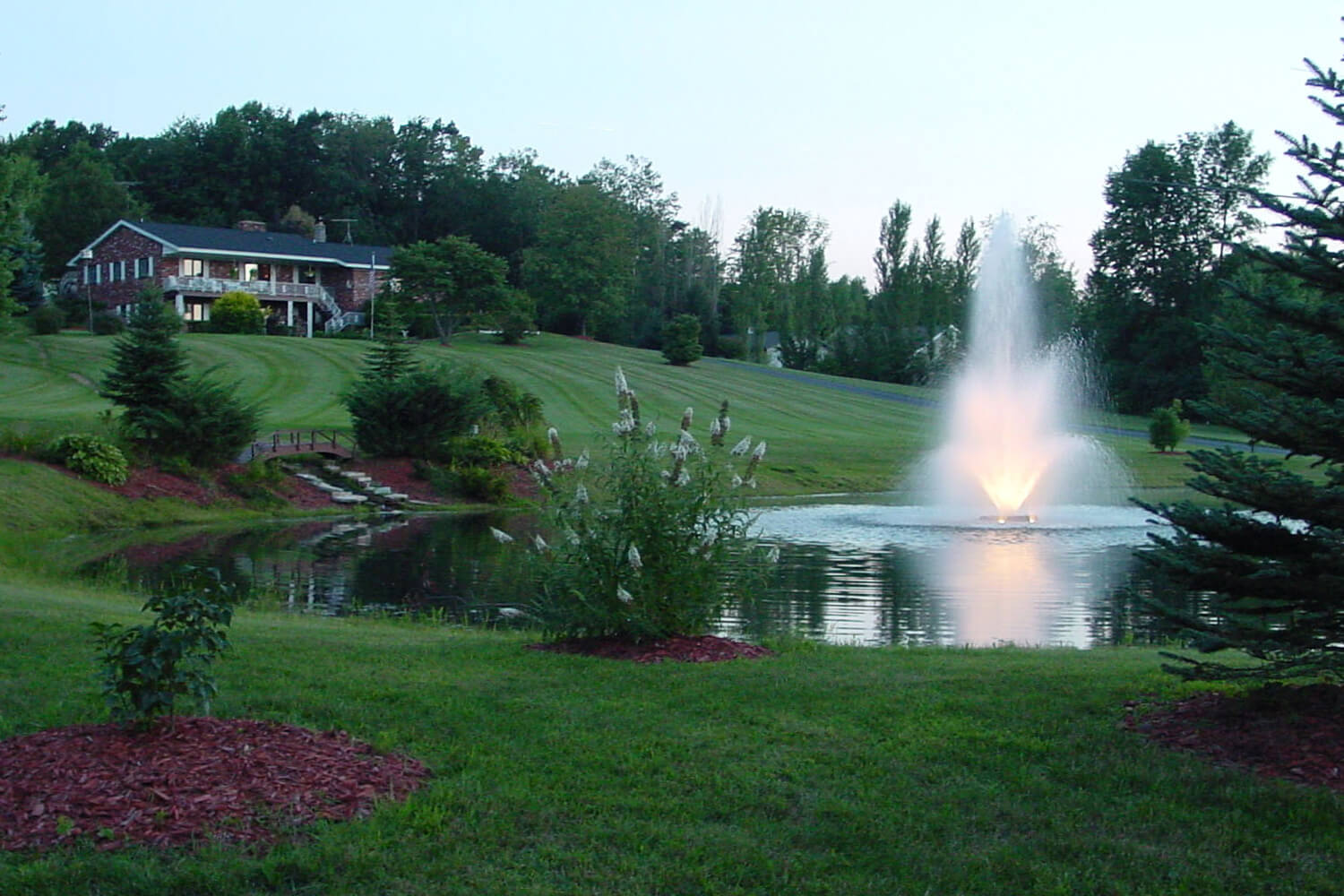 One of Otterbine's Tristar Aerating Fountains 