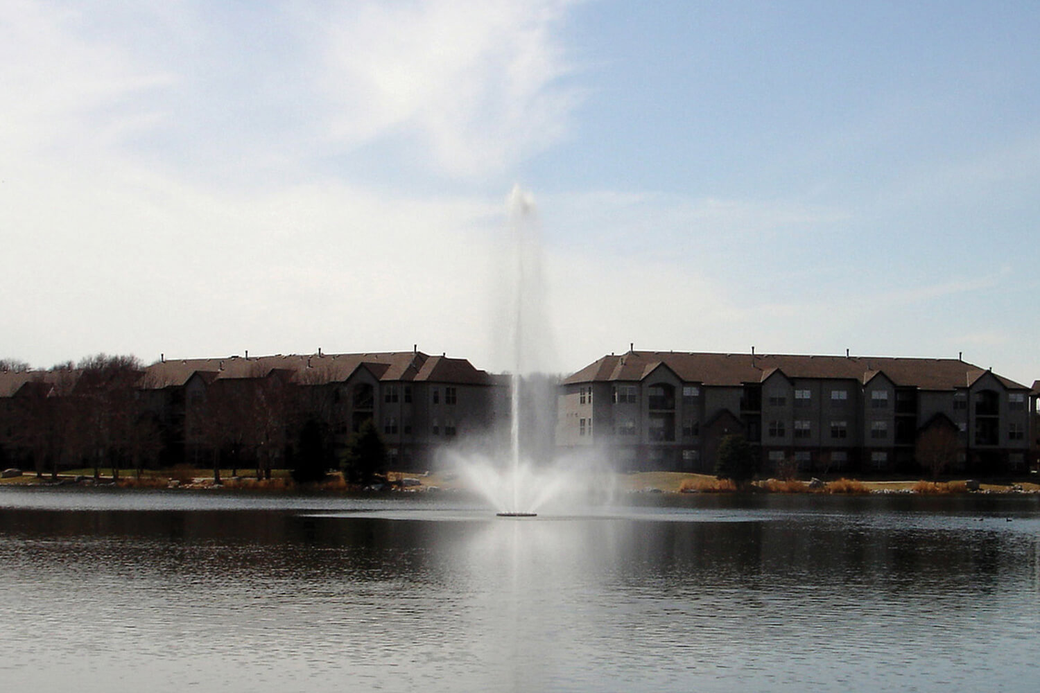 One of Otterbine's Aqua Star Two-Tiered Giant Aerating Fountain