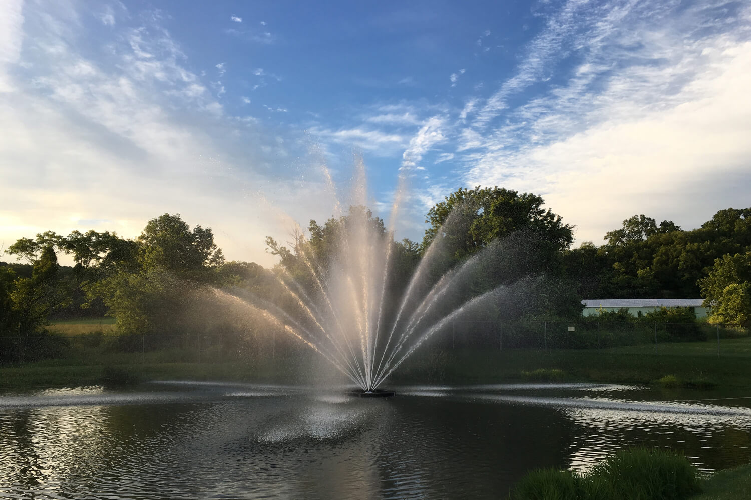 One of Otterbine's Equinox Aerating Fountains