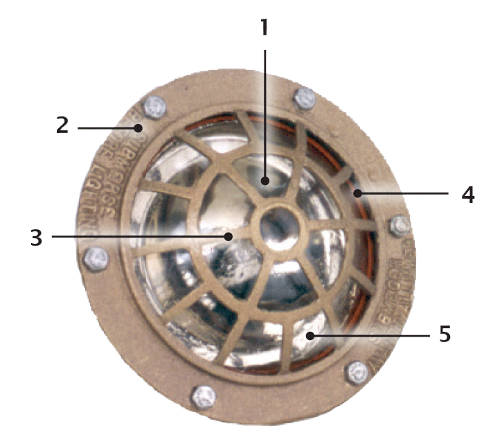 Unit Illustration of the Fountain Glo™ High Voltage Light