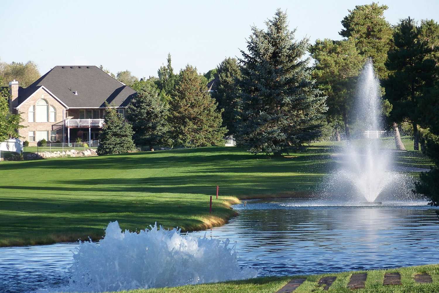 One of Otterbine's Residential Aerating Fountains