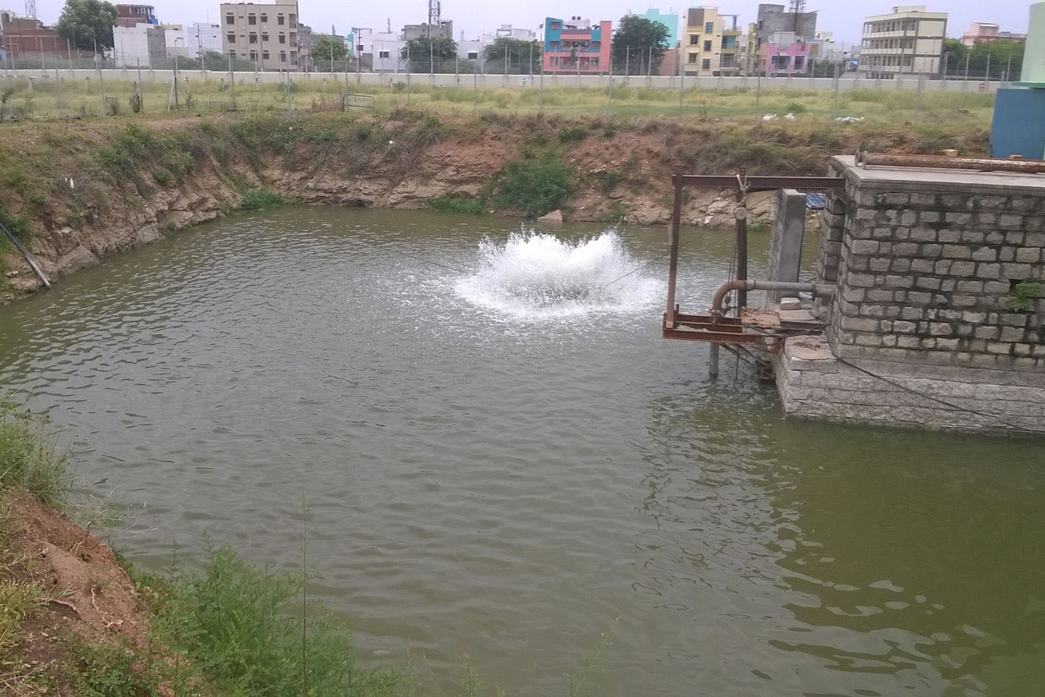 One of Otterbine's Industrial Aerating Fountains