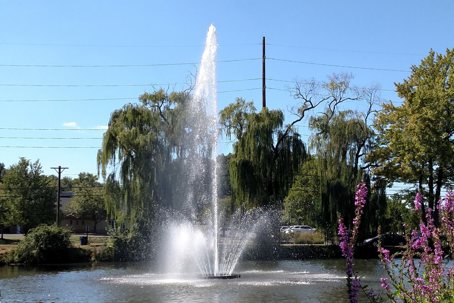 One of Otterbine's Aqua Star Aerating Fountains